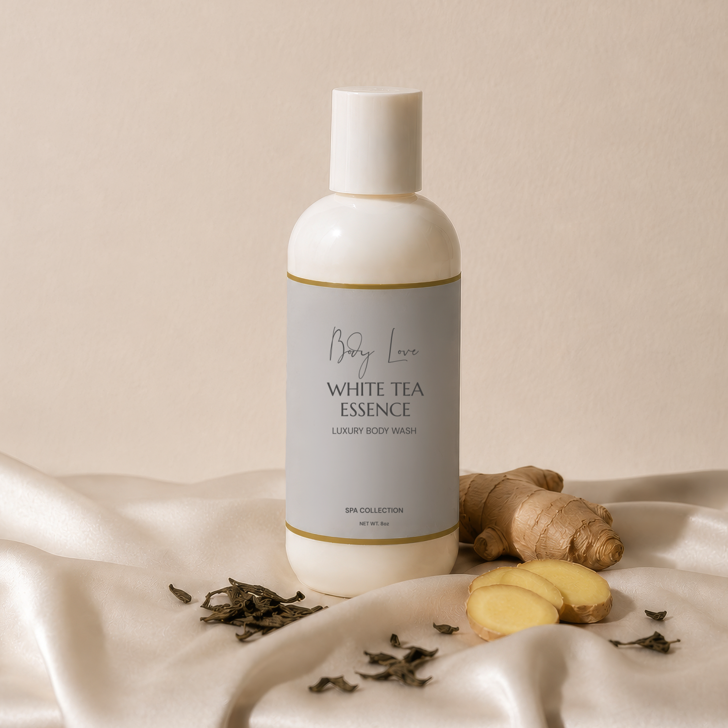 Creamy Body Wash – White Tea Essence