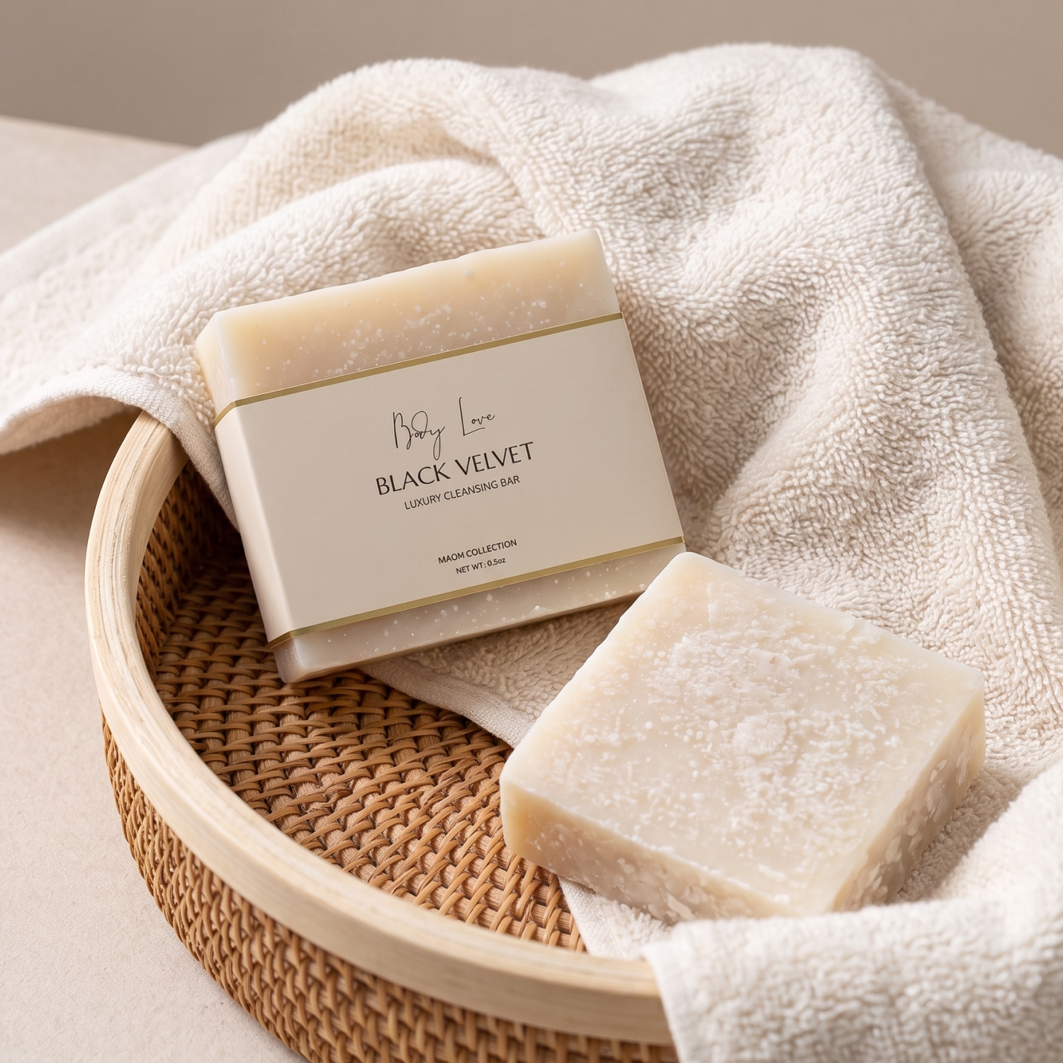 Luxury Cleansing Bar- Black Velvet