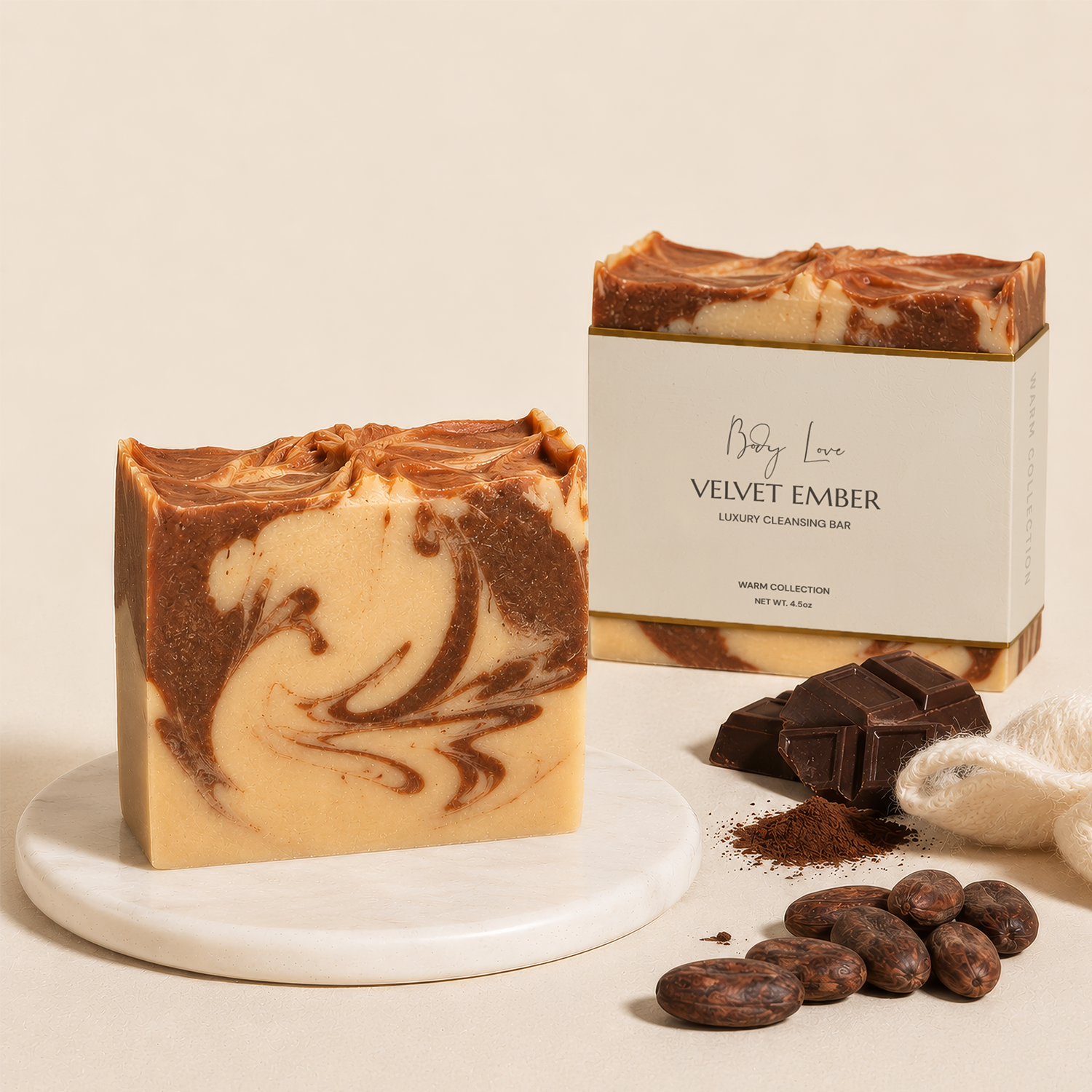 Luxury Cleansing Bar – Velvet Ember