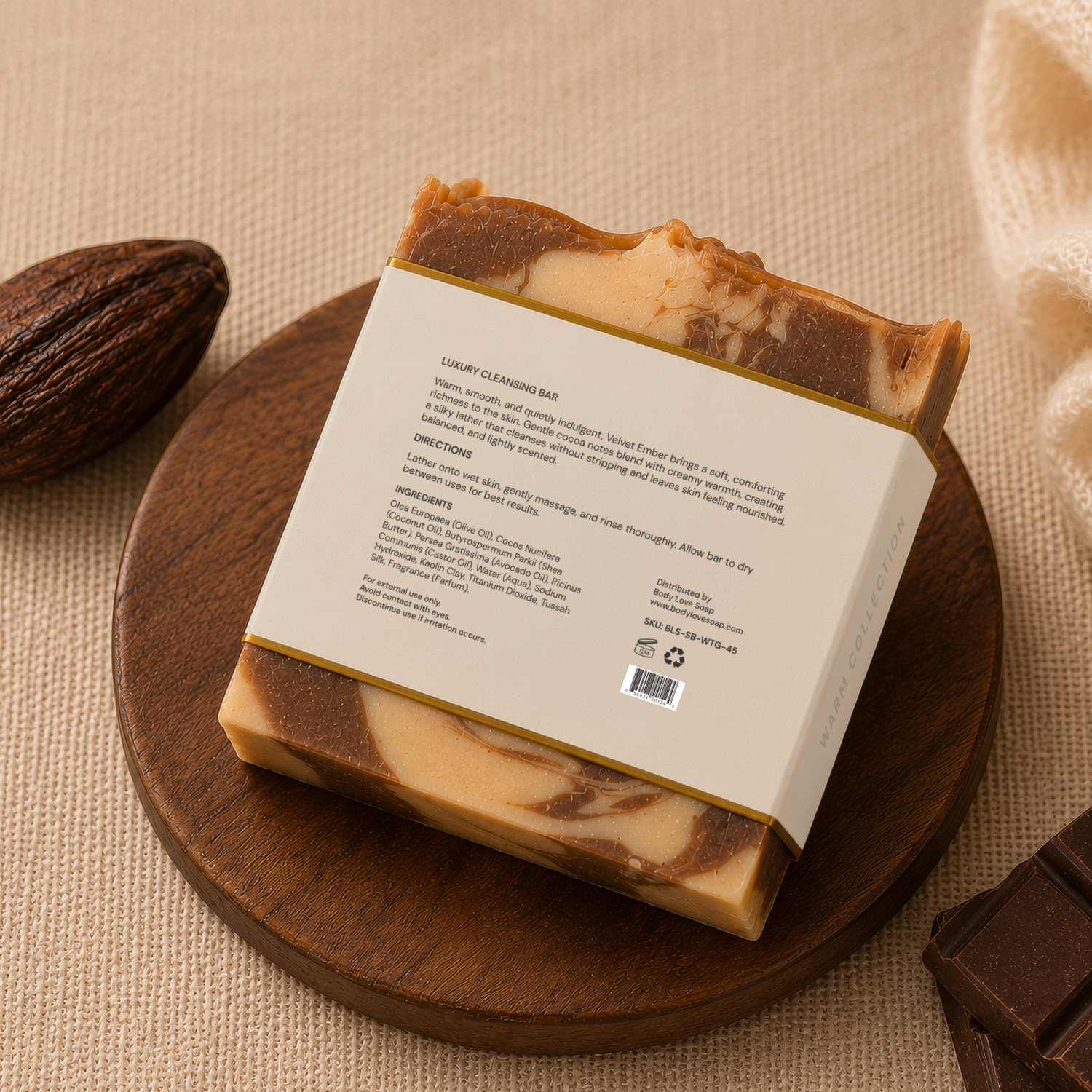Luxury Cleansing Bar – Velvet Ember